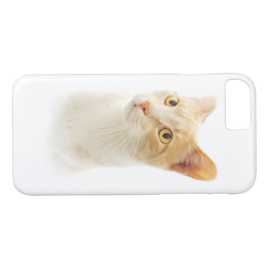 Little Blondie Cat Wondering Case-Mate iPhone Case (Achterkant (Horizontaal))