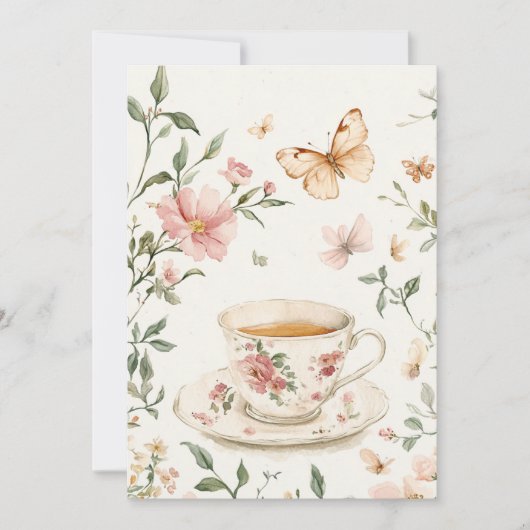 Little Blooms Baby Sprinkle | Blush & Sage Kaart (Voorkant)