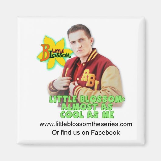 Little Blossom: Brad 'Gezegde' magneet (Voorkant)