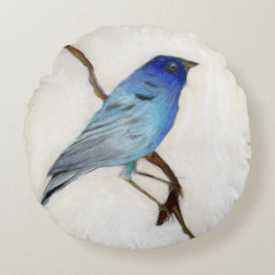 Little Blue 2012 Rond Kussen