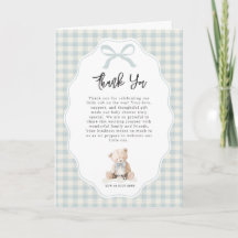 Little Blue Bearly Wait Baby Shower 