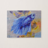 Little Blue Betta Fish Legpuzzel (Horizontaal)