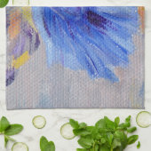 Little Blue Betta Fish Theedoek (Gevouwen)