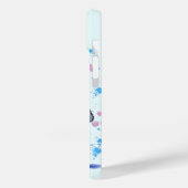 Little Blue Bird Grappige iPhone Case (Achterkant / Links)