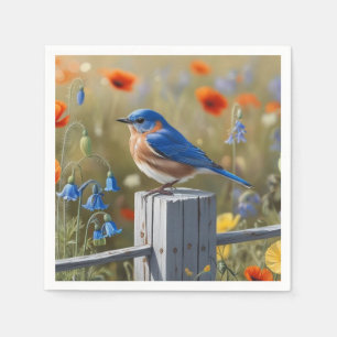 Little Blue Bird Papier servet