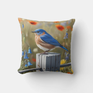 Little Blue Bird Sierkussen