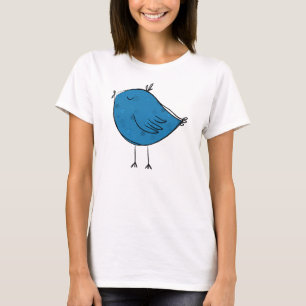 little blue bird t-shirt