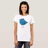 little blue bird t-shirt (Voorkant volledig)