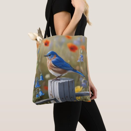 Little Blue Bird Tas (Dichtbij)