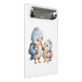 Little Blue Birds Mini Klembord (Schuin)