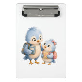 Little Blue Birds Mini Klembord (Voorkant)