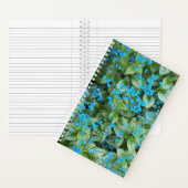 Little Blue Brunnera Flowers Floral Notitieboek (Binnen)