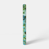 Little Blue Brunnera Flowers Floral Samsung Galaxy Hoesje (Linkerkant)