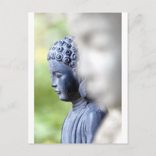 Little Blue Buddha Briefkaart (Voorkant)