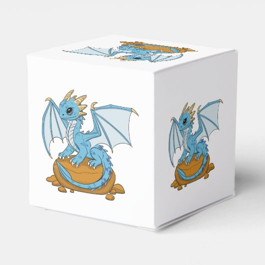 Little Blue Dragon Bedankdoosjes (Achterkant)
