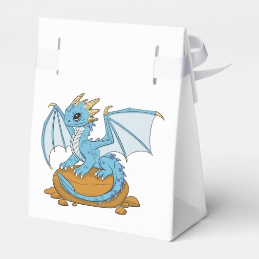 Little Blue Dragon Bedankdoosjes (Achterkant)