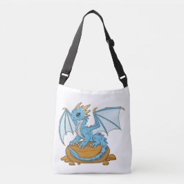 Little Blue Dragon Crossbody Tas