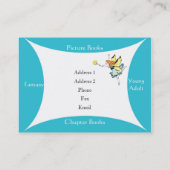 Little Blue Dragon-profielkaart Visitekaartje (Achterkant)