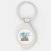 Little Blue Dragon Sleutelhanger (Voorkant)