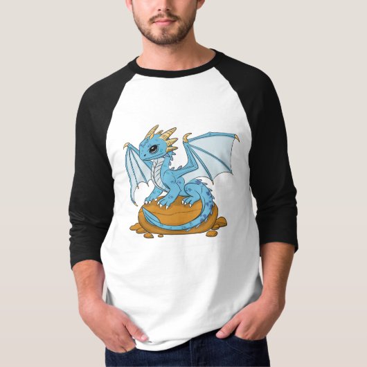 Little Blue Dragon T-shirt (Voorkant)