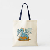 Little Blue Dragon Tote Bag (Achterkant)