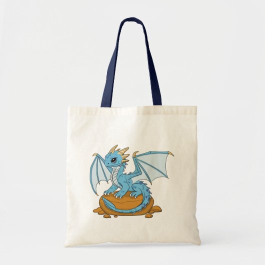 Little Blue Dragon Tote Bag (Voorkant)