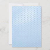 Little Blue Elephant Kids verjaardagsuitnodiging Kaart (Achterkant)