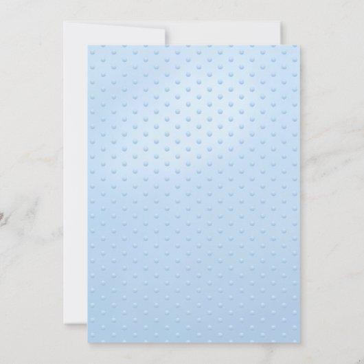 Little Blue Elephant Kids verjaardagsuitnodiging Kaart (Achterkant)