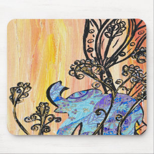 Little Blue Elephant Mousepad Muismat