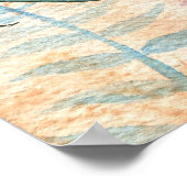 Little Blue Fairy Poster van Molly Harrison (Hoek)