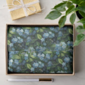 Little Blue Flowers Tissuepapier (Geschenk)