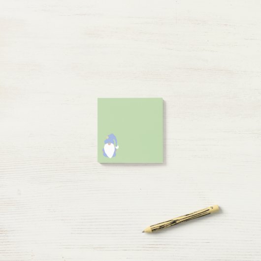Little Blue Gnome Post-it® Notes (Op bureau)