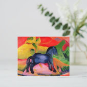 Little Blue Horse, 1912 Briefkaart (Staand voorkant)