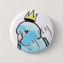 Little Blue King Ronde Button 5,7 Cm