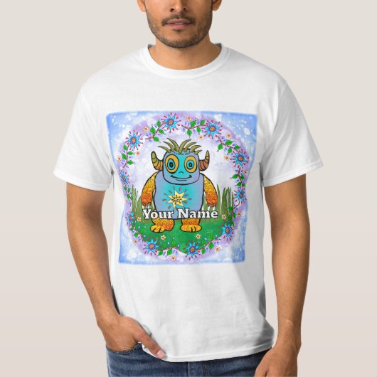 Little Blue Monster T-shirt (Voorkant)