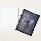 Little Blue Moon Fairy Fantasy Art Illustration Planner (Display)