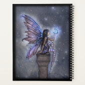 Little Blue Moon Fairy Fantasy Art Illustration Planner (Achterkant)