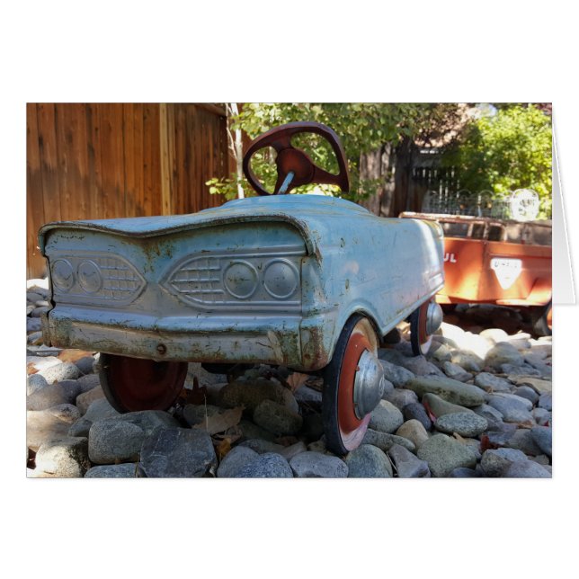 Little Blue Pedal Truck (Voorkant Horizontaal)