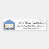 Little Blue Preschool Bumpersticker (Voorkant)
