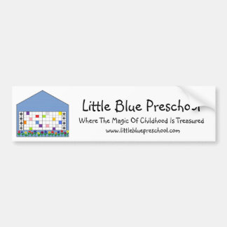 Little Blue Preschool Bumpersticker