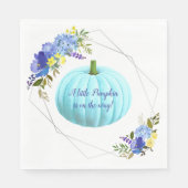 Little Blue Pumpkin Baby shower Servet (Voorkant)