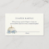 Little Blue Pumpkin Diaper Raffle-kaart Informatiekaartje (Voorkant)