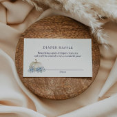 Little Blue Pumpkin Diaper Raffle-kaart Informatiekaartje