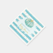 Little Blue Pumpkin Herfst herfst Baby shower Servet (Hoek)