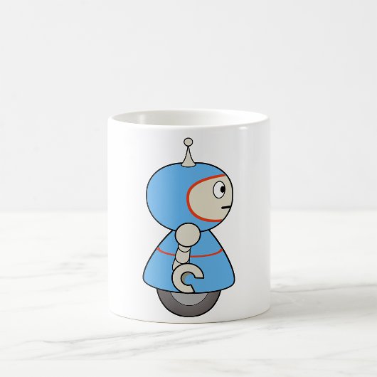 Little Blue Robot-Mok Koffiemok