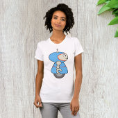 Little Blue Robot Vrouwen T-shirt