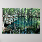 Little Blue Spring Pool Print (Voorkant)