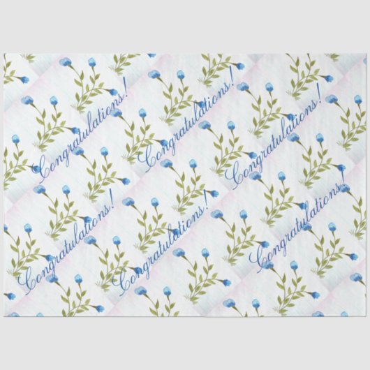 Little Blue Tissue Papaer Tissuepapier (Voorkant)