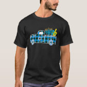 Little Blue Truck Buffalo Pset Hanukkah Menorah D T-shirt (Voorkant)