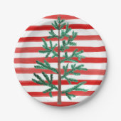 Little Blue Truck thema kerstboom Papieren Bordje (Voorkant)